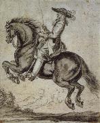 Abraham Jansz Van Diepenbeeck William duke of Newcastle, to horse Spain oil painting artist